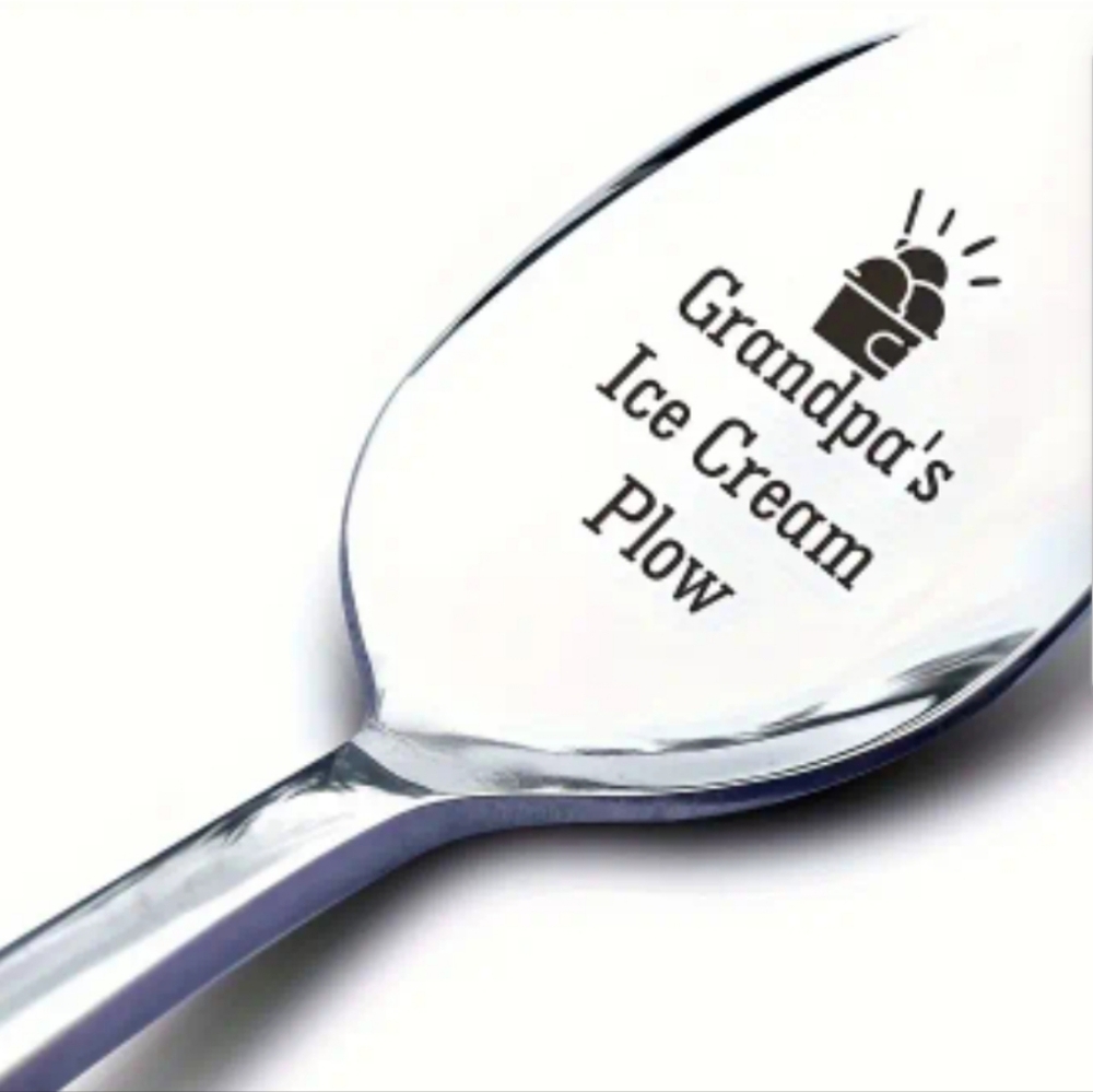 Grandpa's ice cream spoon father's day holiday Christmas gift idea BNWT